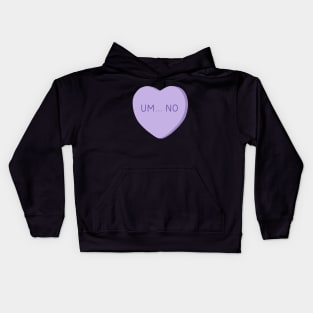 Mean Valentines Day Candy Kids Hoodie